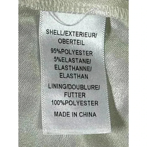 Adrianna Papell Print Jersey Shift Dress Blue Baroque Pattern Size 6 - Picture 6 of 8